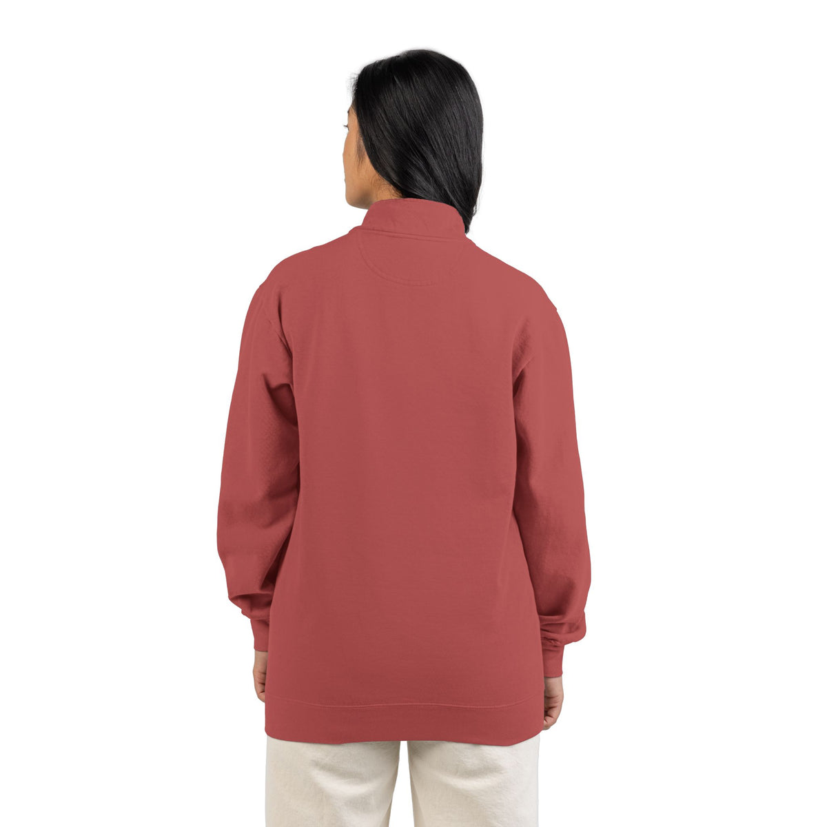 BARACHI- Unisex Adult Quarter-Zip Sweatshirt
