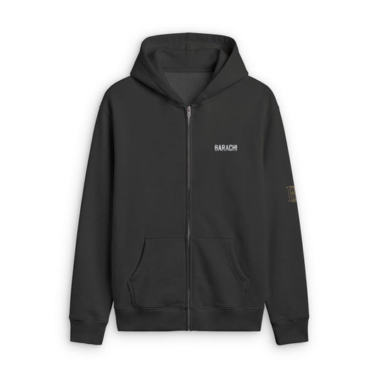 BARACHI- Unisex Faded Zip Hood