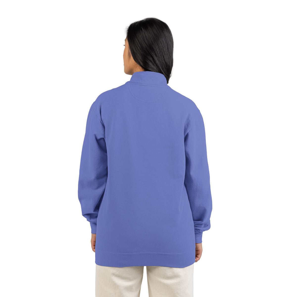 BARACHI- Unisex Adult Quarter-Zip Sweatshirt