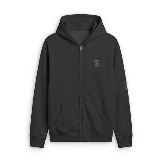 Unisex Relax Faded Zip Hood