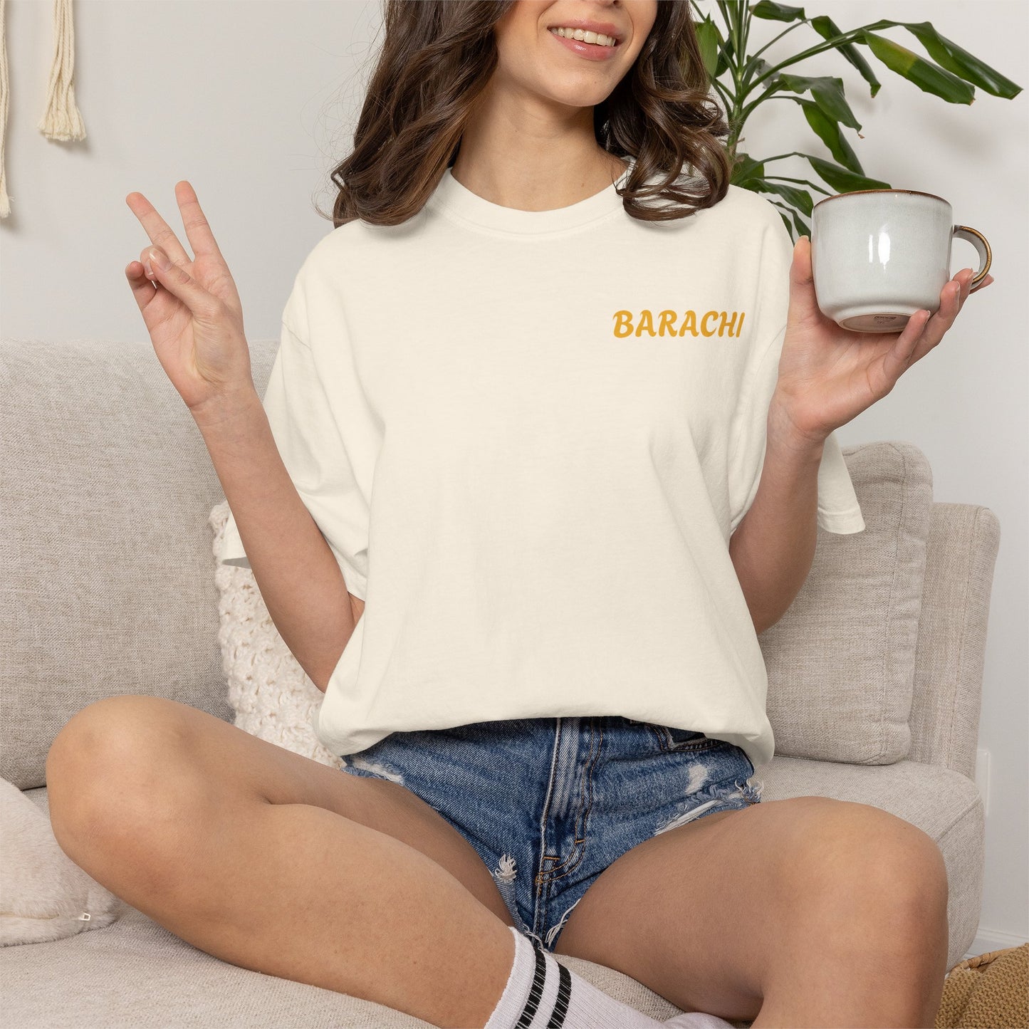 BARACHI- Unisex Garment-Dyed T-shirt