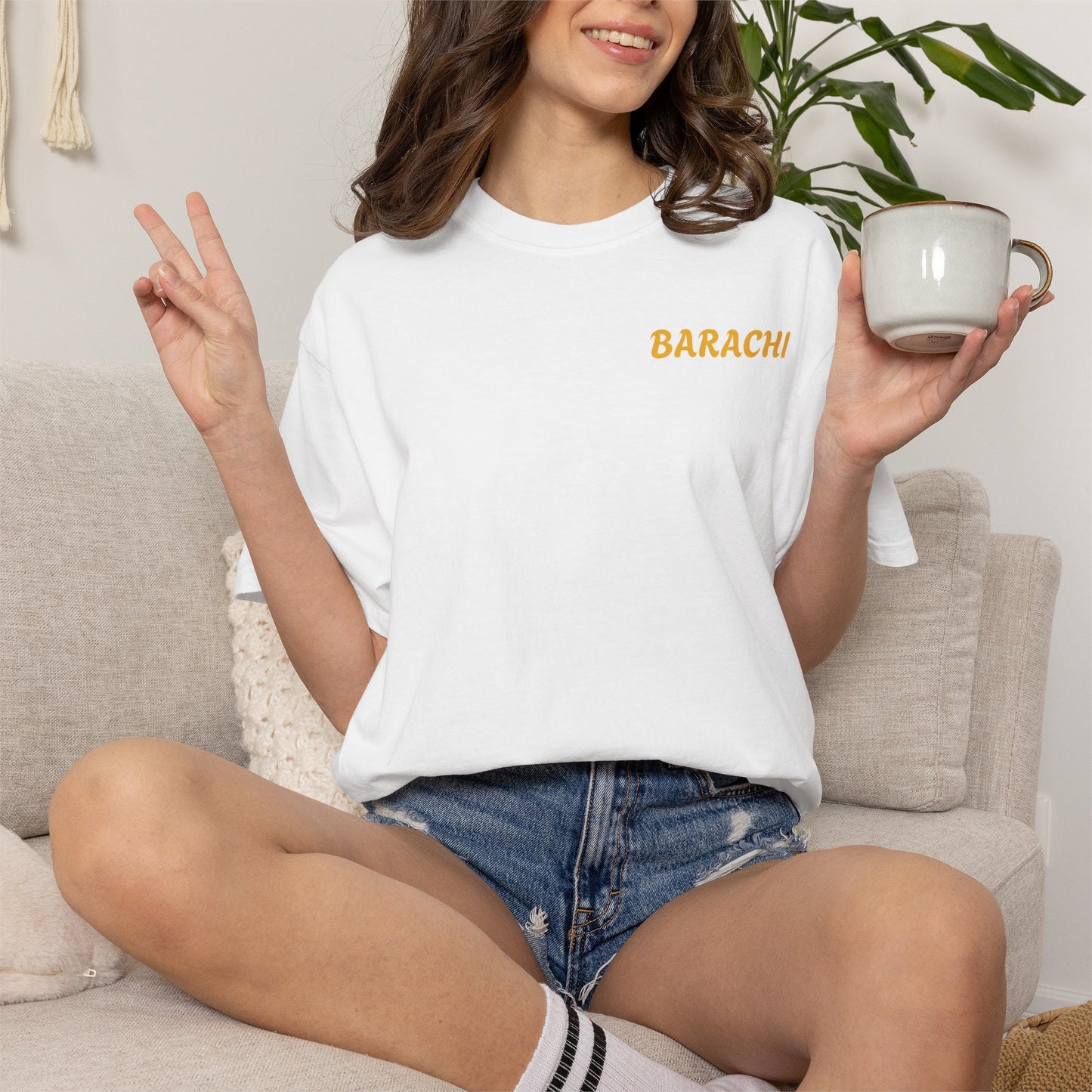 BARACHI- Unisex Garment-Dyed T-shirt