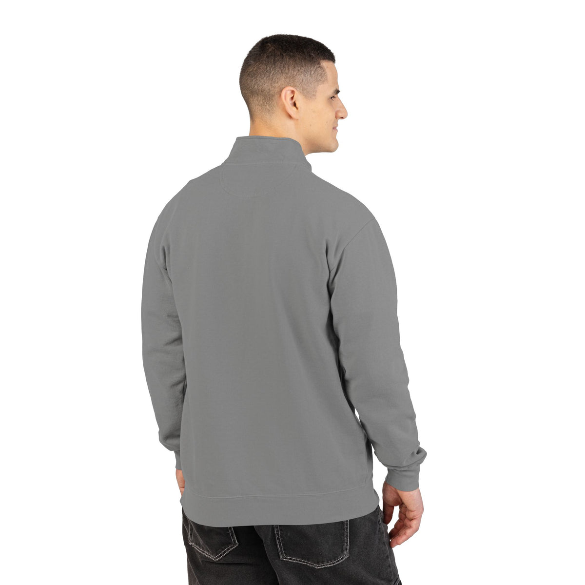 BARACHI- Unisex Adult Quarter-Zip Sweatshirt