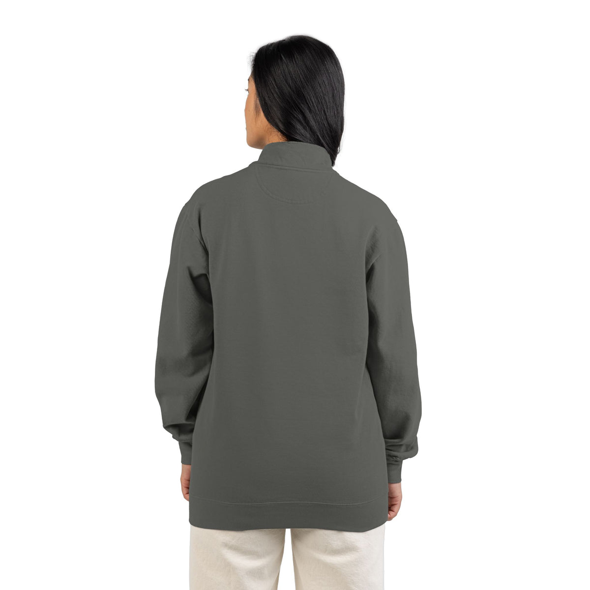 BARACHI- Unisex Adult Quarter-Zip Sweatshirt