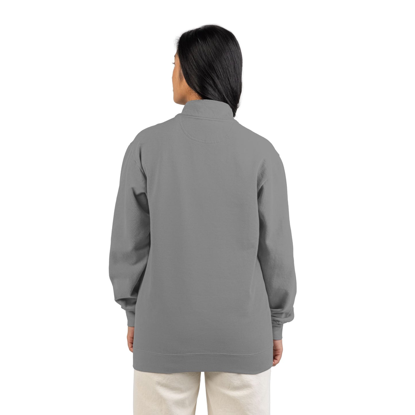 BARACHI- Unisex Adult Quarter-Zip Sweatshirt