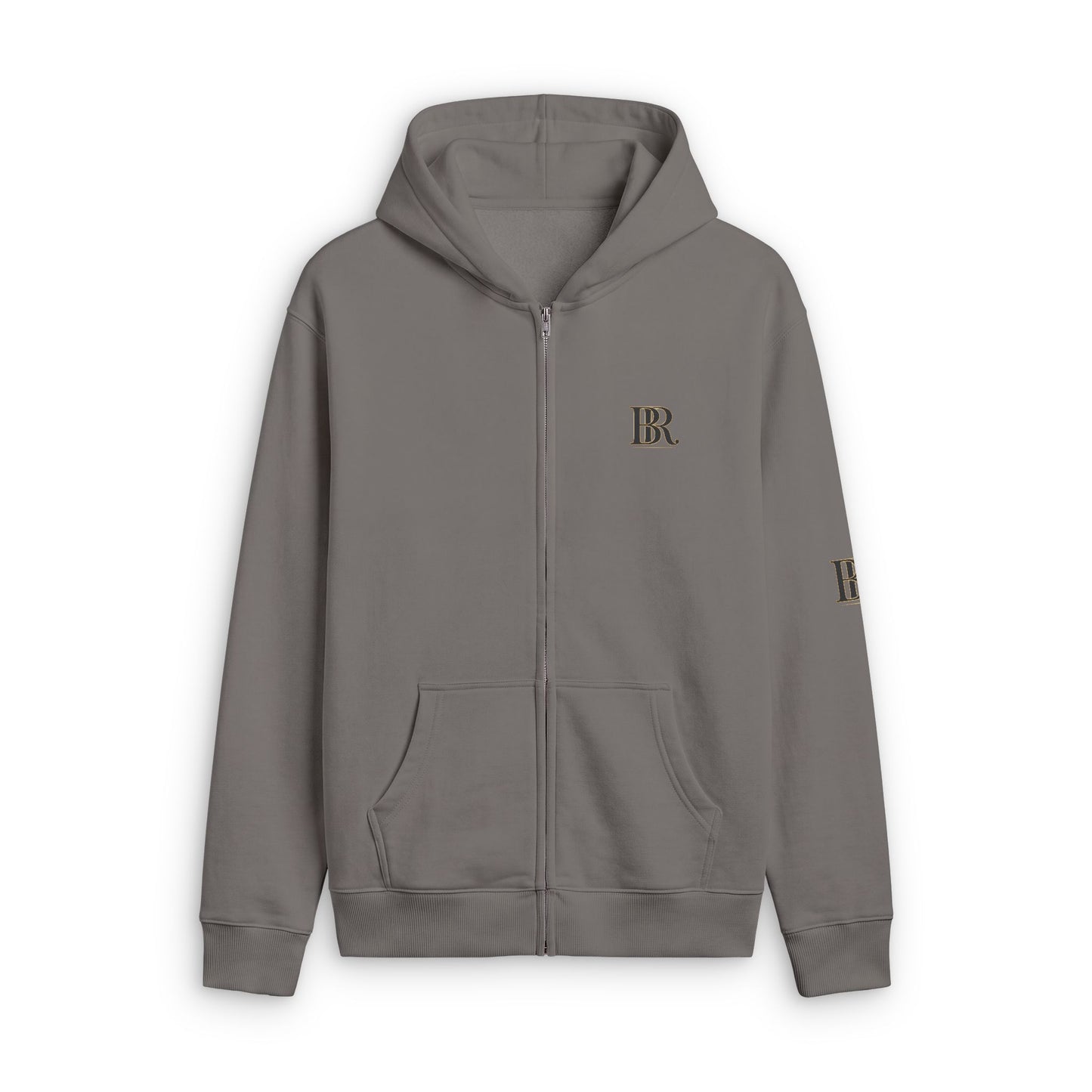 Unisex Relax Faded Zip Hood