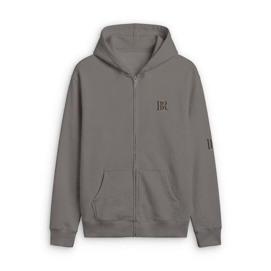 Unisex Relax Faded Zip Hood