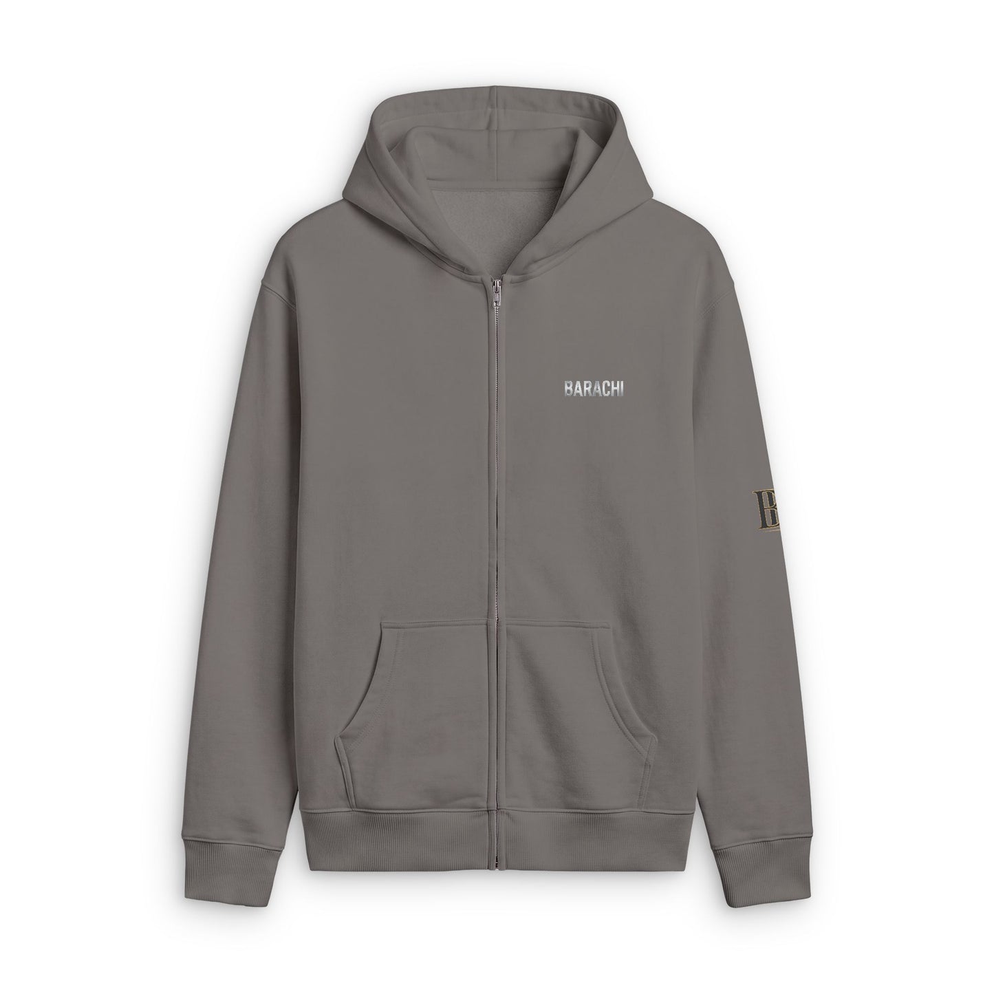 Unisex Relax Faded Zip Hood