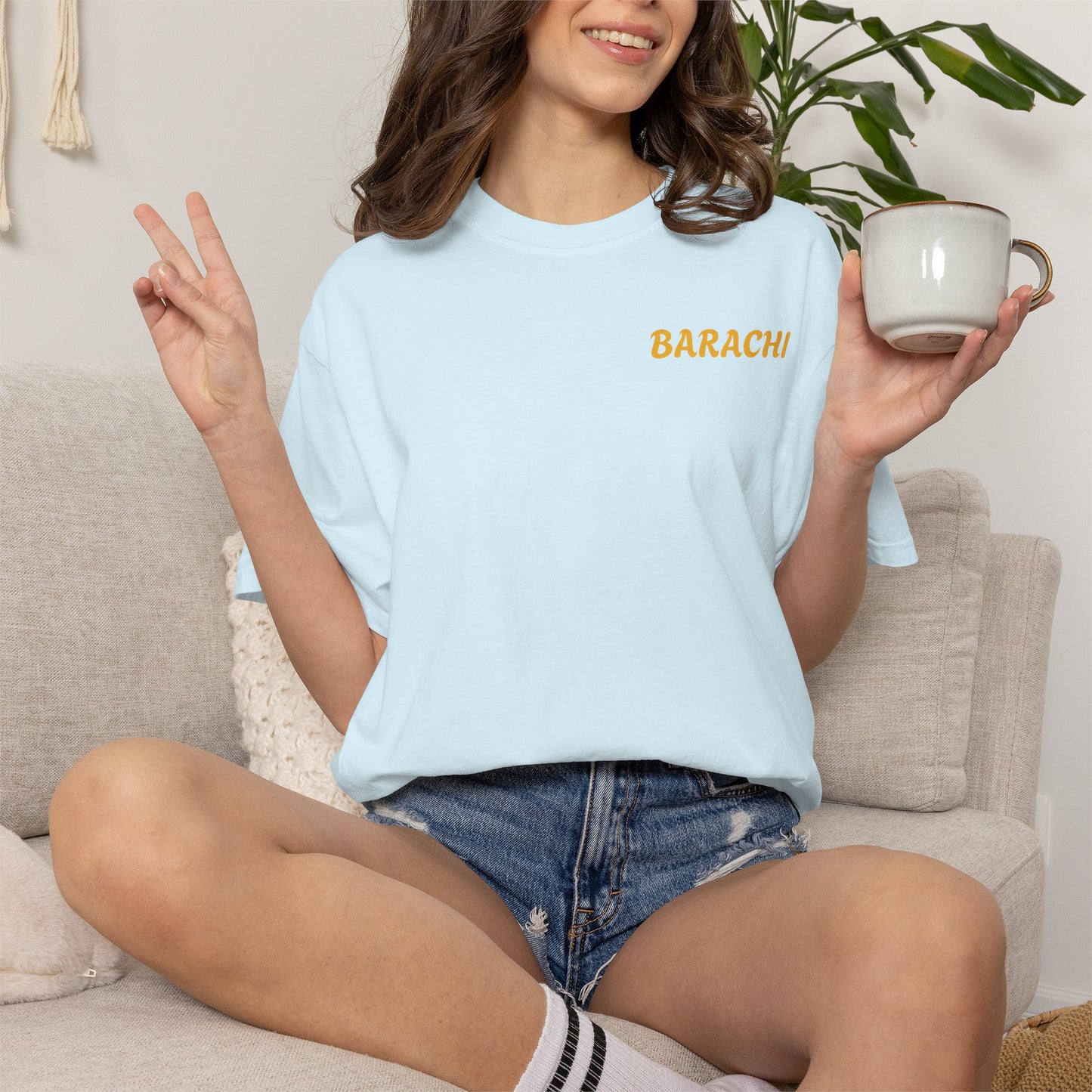 BARACHI- Unisex Garment-Dyed T-shirt