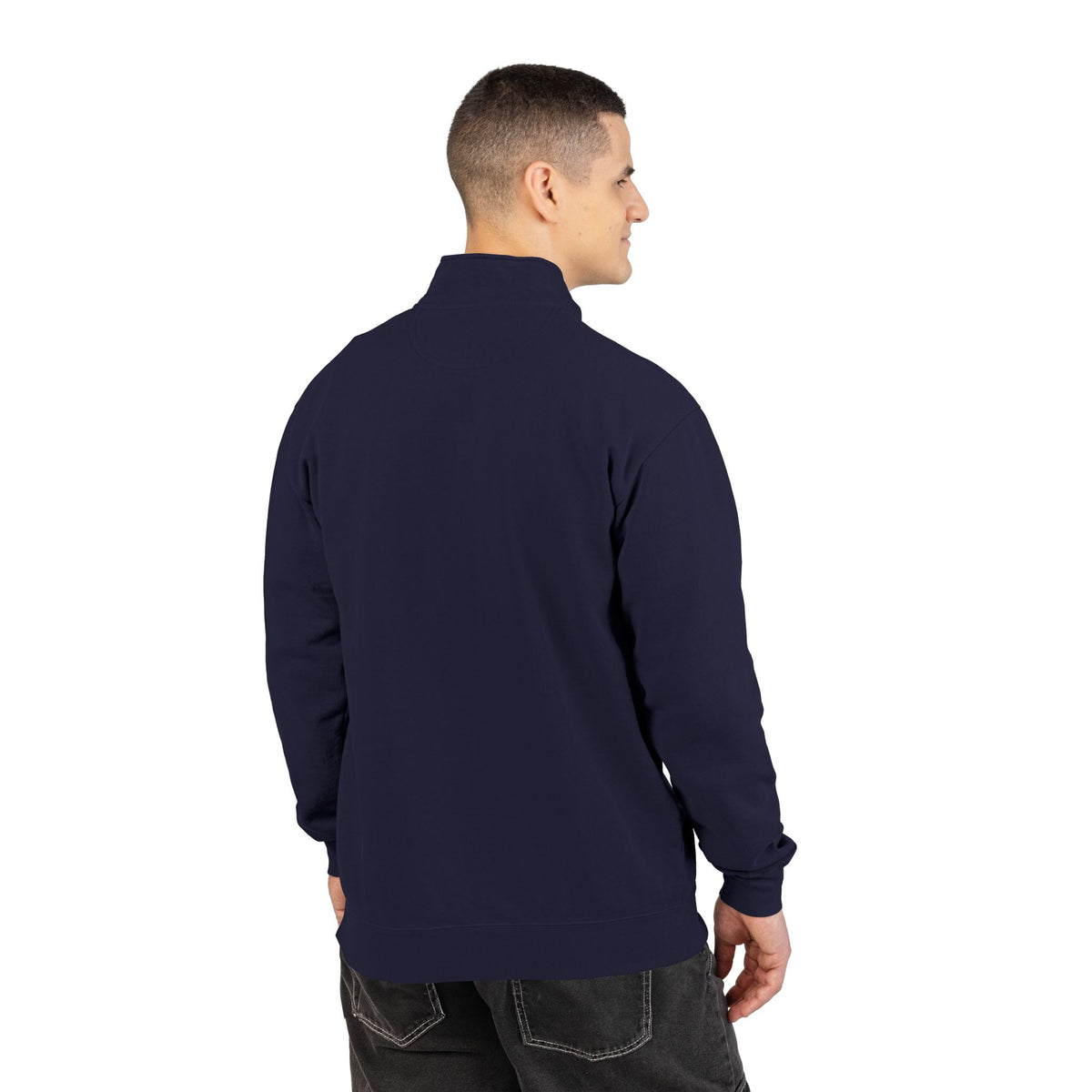 BARACHI- Unisex Adult Quarter-Zip Sweatshirt